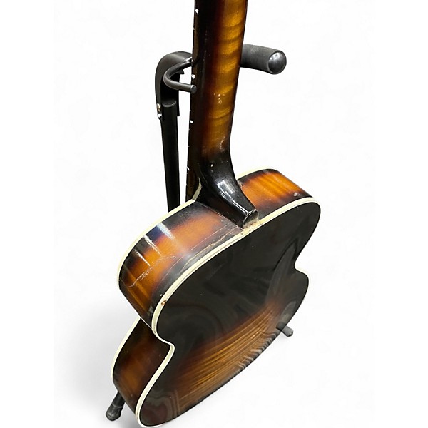 Used 1960s Harmony h1215 2 Color Sunburst Acoustic Guitar