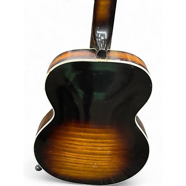 Used 1960s Harmony h1215 2 Color Sunburst Acoustic Guitar