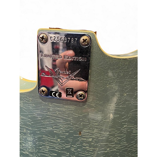 Used Fender Custom Shop Limited-Edition Double Bound HSS Stratocaster Jo Aged Firemist Silver Solid Body Electric Guitar