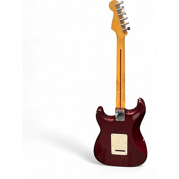 Used Fender Standard Stratocaster Wine Red Solid Body Electric Guitar