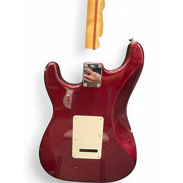 Used Fender Standard Stratocaster Wine Red Solid Body Electric Guitar