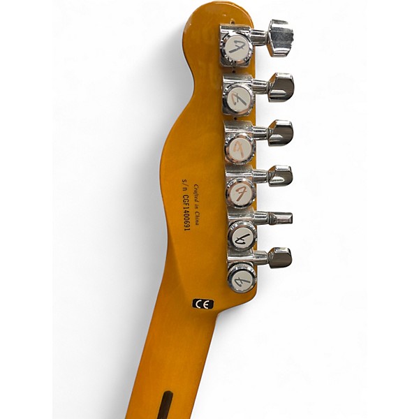 Used Fender Modern Player Telecaster Plus 2 Tone Sunburst Solid Body Electric Guitar