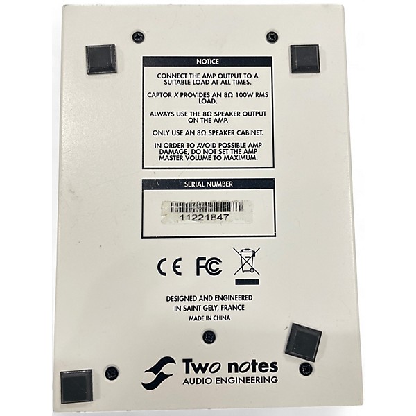 Used Two Notes TORPEDO CAPTOR X 8 OHMS Power Attenuator
