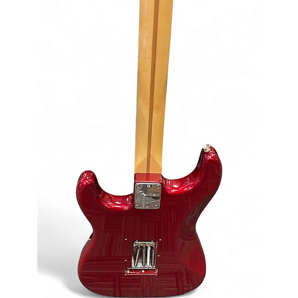 Used Fender American Standard Stratocaster Candy Apple Red Solid Body Electric Guitar