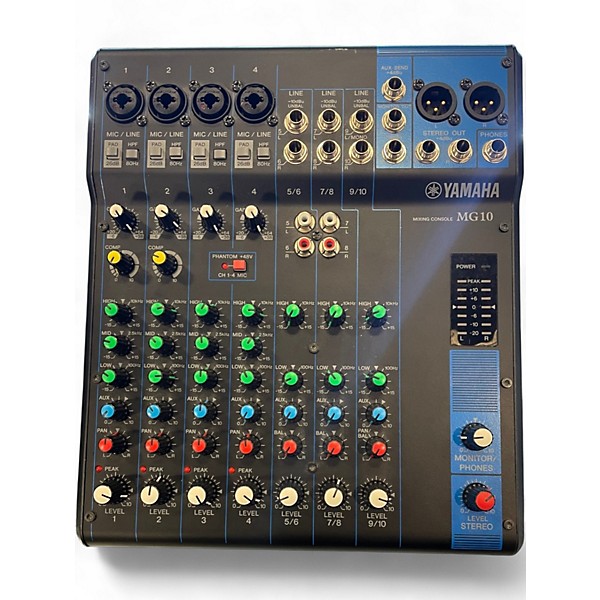 Used Yamaha MG10 Unpowered Mixer