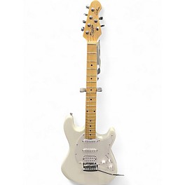 Used Sterling by Music Man Cutlass CT20 Canvas White Solid Body Electric Guitar