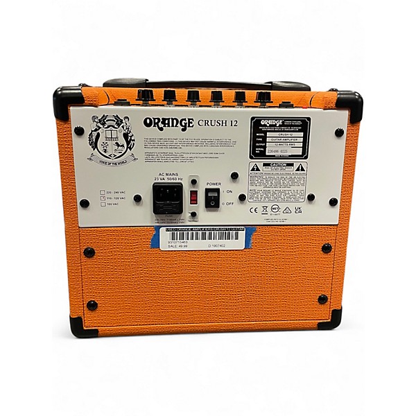 Used Orange Amplifiers Crush 12 Guitar Combo Amp