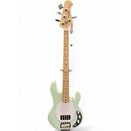 Used Sterling by Music Man Ray4 Mint Green Electric Bass Guitar