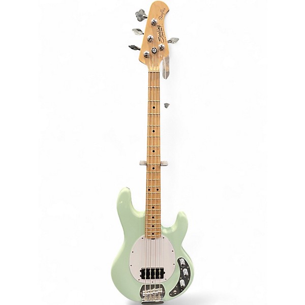 Used Sterling by Music Man Ray4 Mint Green Electric Bass Guitar