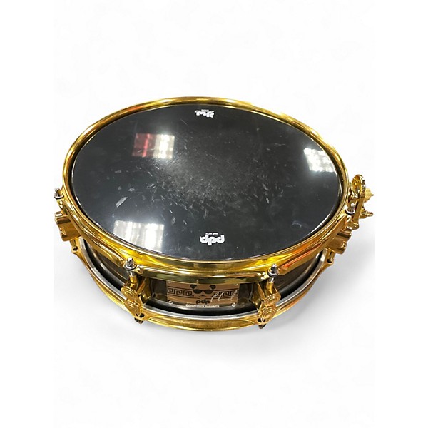 Used PDP by DW 13X4 Concept Series Snare Eric Hernandez Signature Black and Gold Drum