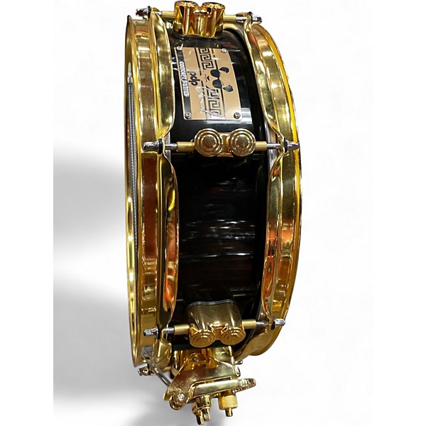 Used PDP by DW 13X4 Concept Series Snare Eric Hernandez Signature Black and Gold Drum