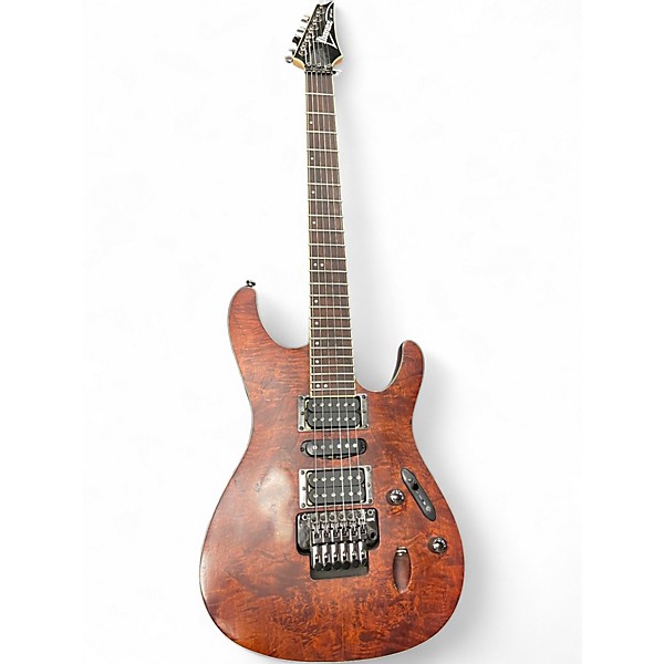Used Ibanez S770P S Series BURL Solid Body Electric Guitar
