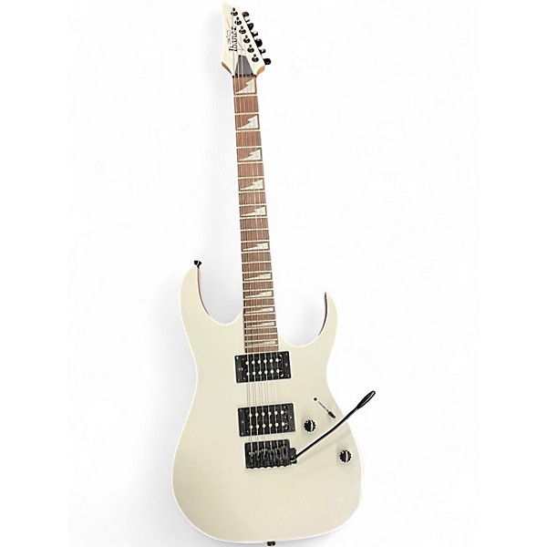 Used Ibanez GRGR120EX White Solid Body Electric Guitar
