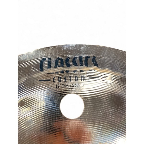 Used MEINL 12in Classic Custom Trash Crash Brilliant Cymbal