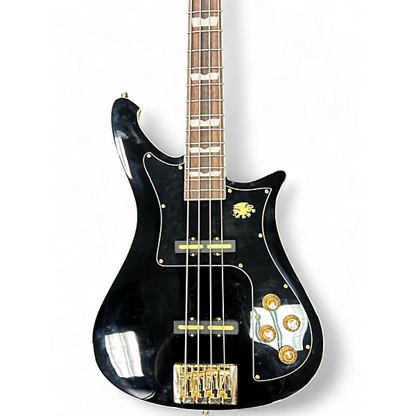 Used Baum NIDHOGG Black Electric Bass Guitar