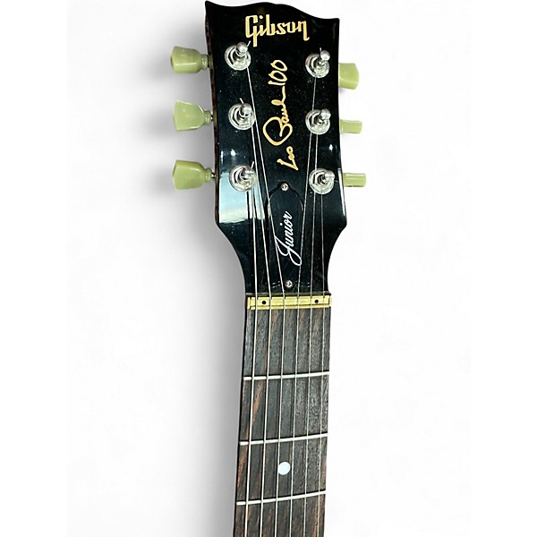 Used Gibson Les Paul 100 LP JR Trans Crimson Red Solid Body Electric Guitar