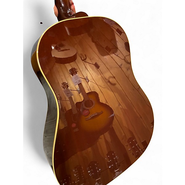 Used Gibson 1950 Reissue J45 Sunburst Acoustic Guitar