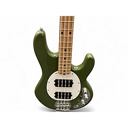 Used Sterling by Music Man STINGRAY RAY4HH OLIVE Electric Bass Guitar