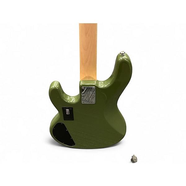 Used Sterling by Music Man STINGRAY RAY4HH OLIVE Electric Bass Guitar