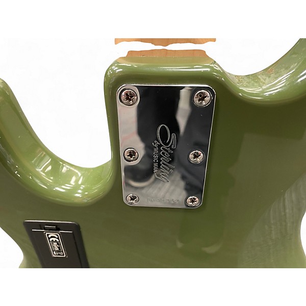 Used Sterling by Music Man STINGRAY RAY4HH OLIVE Electric Bass Guitar