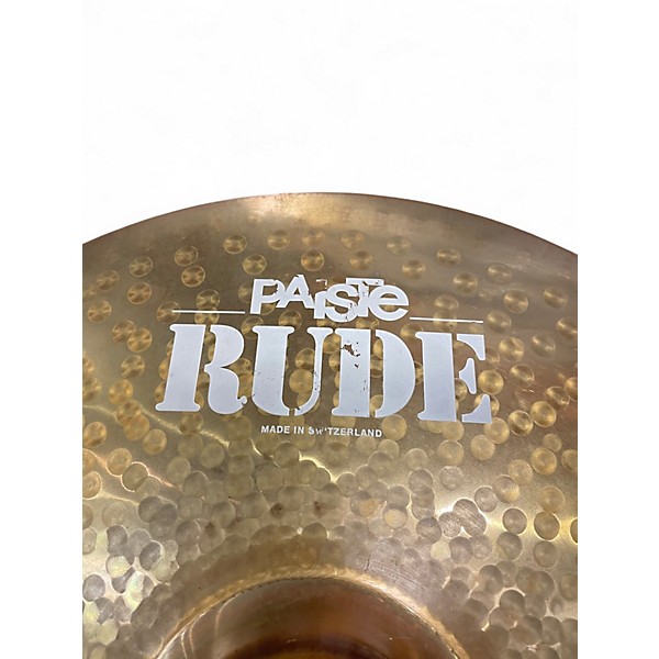 Used Paiste 18in Rude Crash/Ride Cymbal