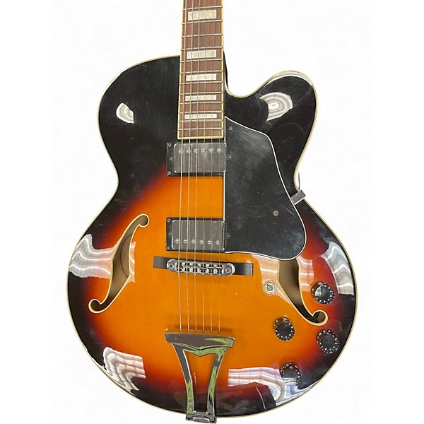 Used Ibanez AF75 2 Color Sunburst Hollow Body Electric Guitar