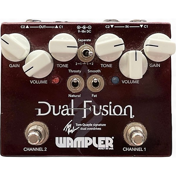 Used Wampler Dual Fusion Tom Quayle Signature Overdrive Effect Pedal