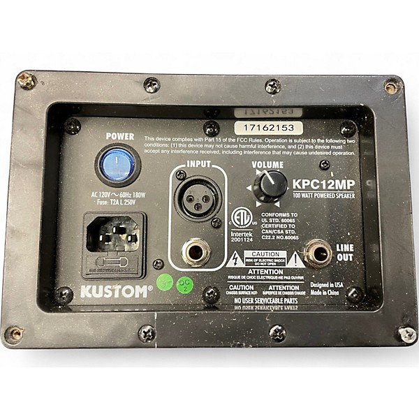 Used Kustom KPC12MP Powered Monitor