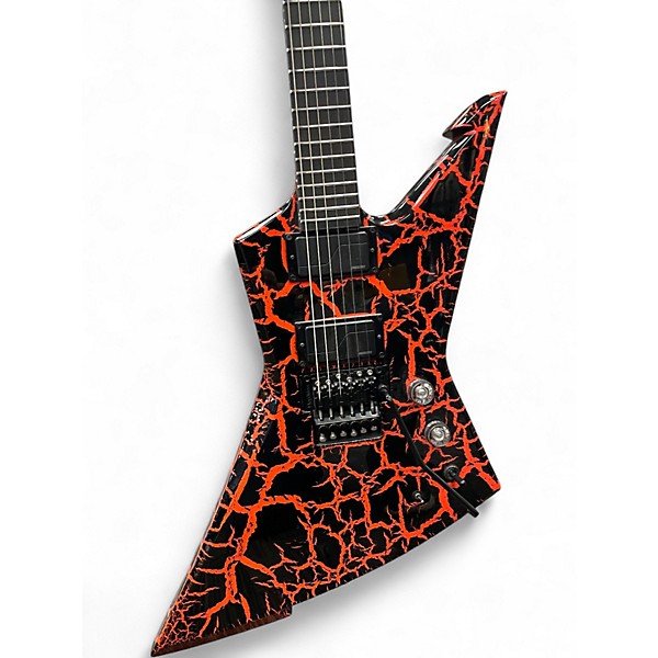 Used Schecter Guitar Research BalSac E-1 FR Crackle Red Solid Body Electric Guitar