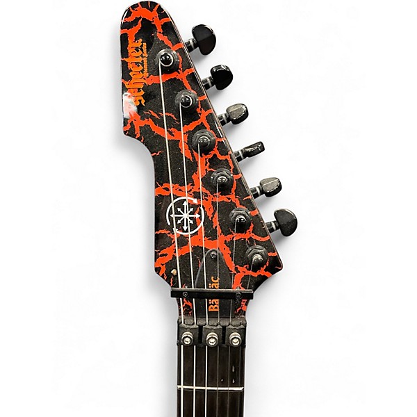 Used Schecter Guitar Research BalSac E-1 FR Crackle Red Solid Body Electric Guitar