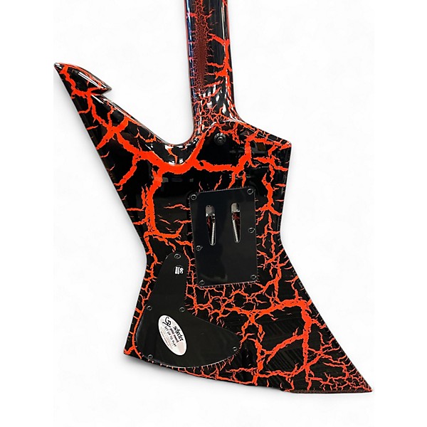 Used Schecter Guitar Research BalSac E-1 FR Crackle Red Solid Body Electric Guitar