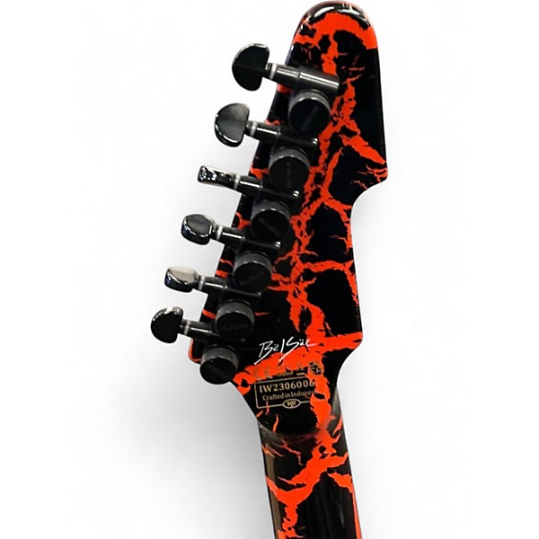 Used Schecter Guitar Research BalSac E-1 FR Crackle Red Solid Body Electric Guitar