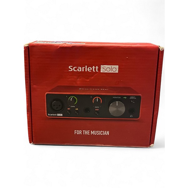 Used Focusrite Scarlett Solo Gen 3 Audio Interface