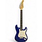 Used Silvertone St Style Blue Solid Body Electric Guitar thumbnail