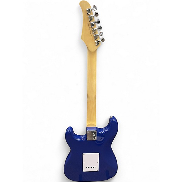 Used Silvertone St Style Blue Solid Body Electric Guitar