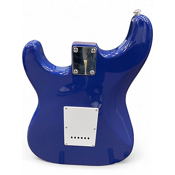 Used Silvertone St Style Blue Solid Body Electric Guitar