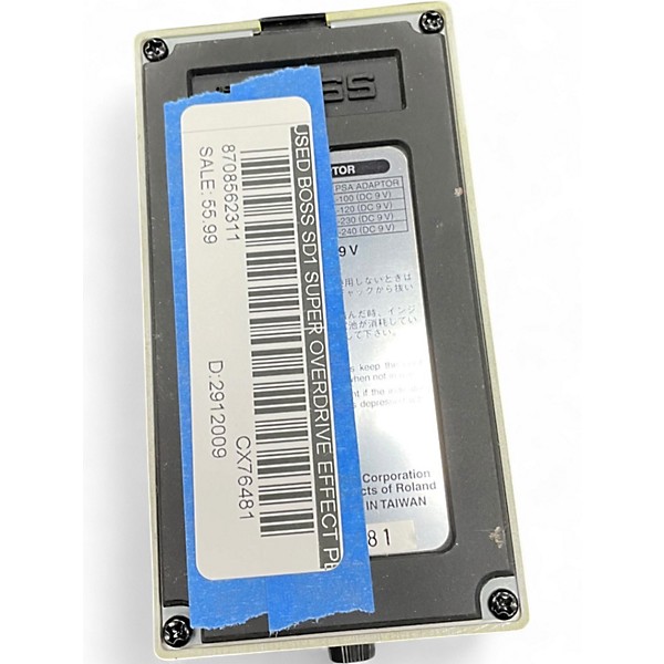 Used BOSS SD1 Super Overdrive Effect Pedal