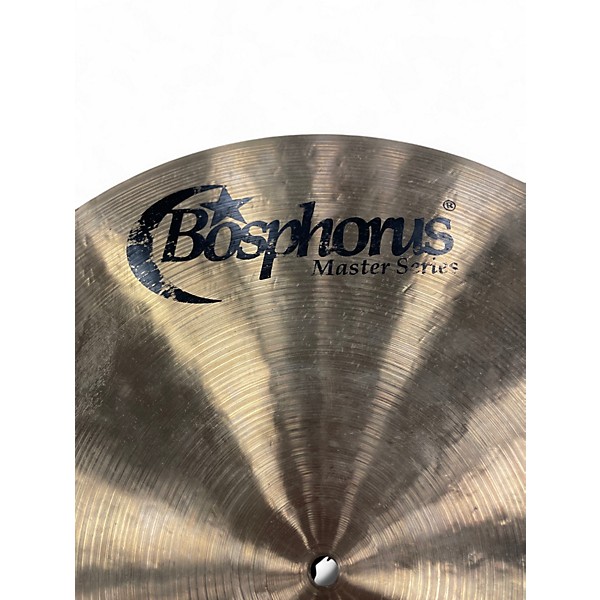 Used Bosphorus Cymbals 19in master flat ride Cymbal