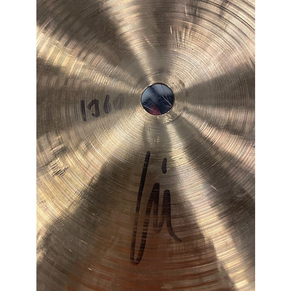 Used Bosphorus Cymbals 19in master flat ride Cymbal