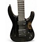 Used Jackson JS22-7 Dinky 7 String Black Solid Body Electric Guitar