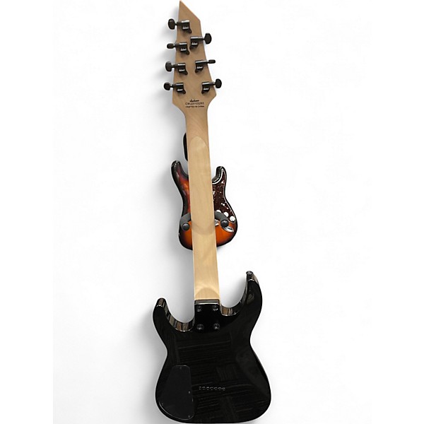 Used Jackson JS22-7 Dinky 7 String Black Solid Body Electric Guitar