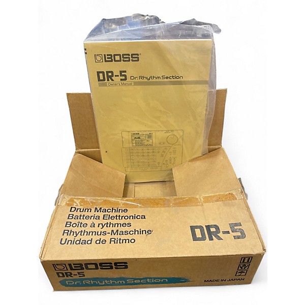 Used KORG DR-5 Drum Machine