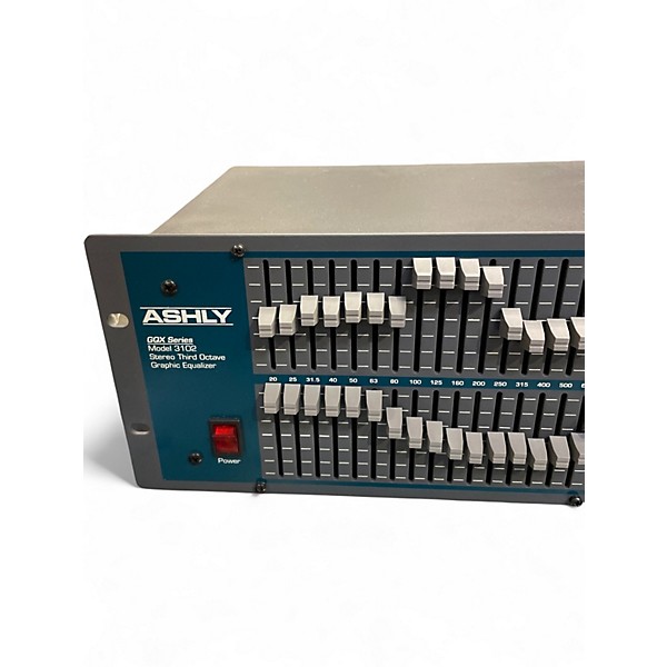 Used Ashly Audio GQX3102 Dual 31-Band Graphic Equalizer