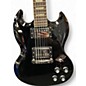 Used Epiphone SG Junior Black Solid Body Electric Guitar