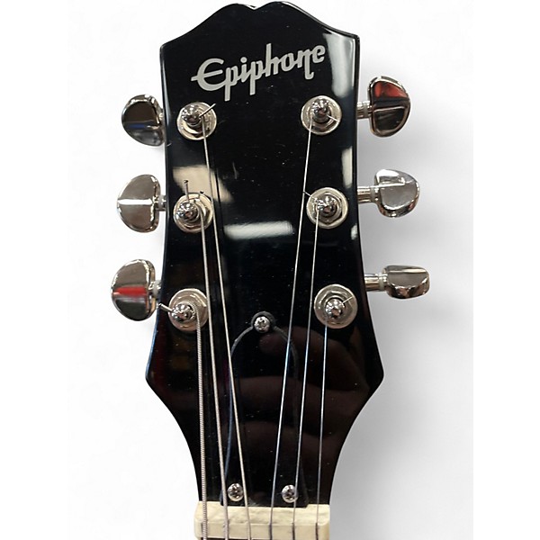 Used Epiphone SG Junior Black Solid Body Electric Guitar