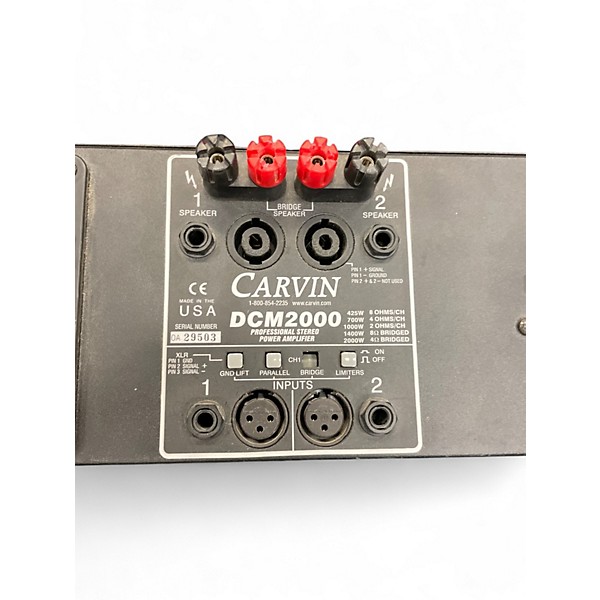 Used Carvin DCM2000 Power Amp