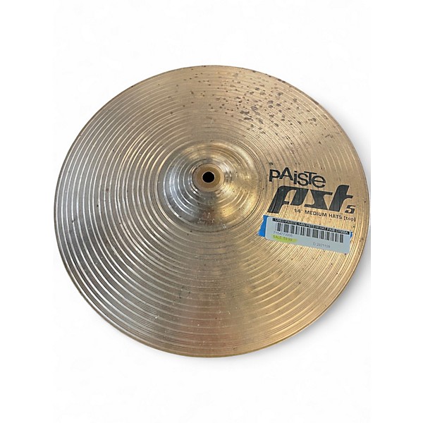 Used Paiste 14in PST5 Hi Hat Pair Cymbal