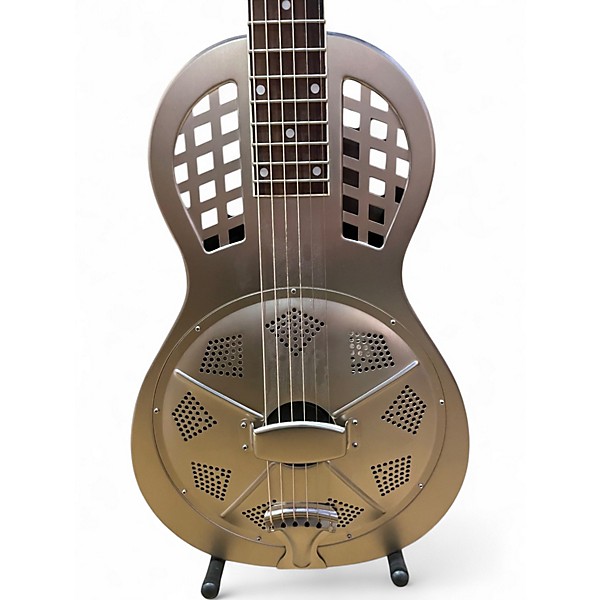 Used Republic ROCKET PARLOR Silver Acoustic Guitar