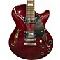 Used D'Angelico Premier Series SS Candy Apple Red Hollow Body Electric Guitar