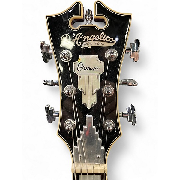 Used D'Angelico Premier Series SS Candy Apple Red Hollow Body Electric Guitar